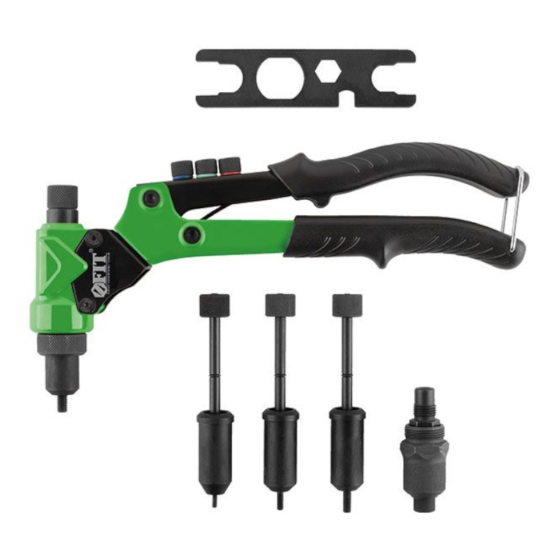 Заклепочник комбинированный Fit Профи 32072 с поворотным механизмом 0-360 гр 5264₽