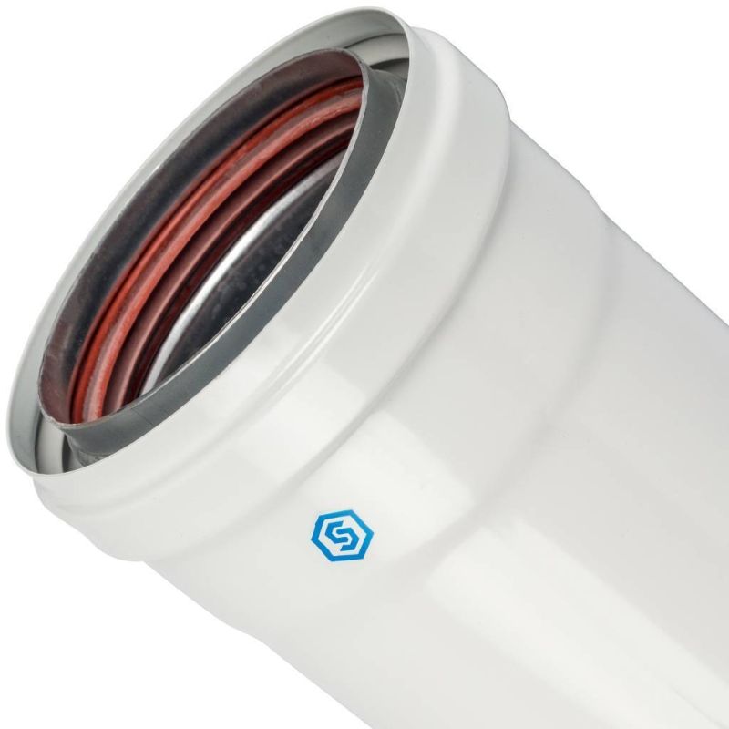 Элемент дымохода DN80/100 труба Stout SCA-0080-800250 250 мм утепленная п/м в Рыбинске