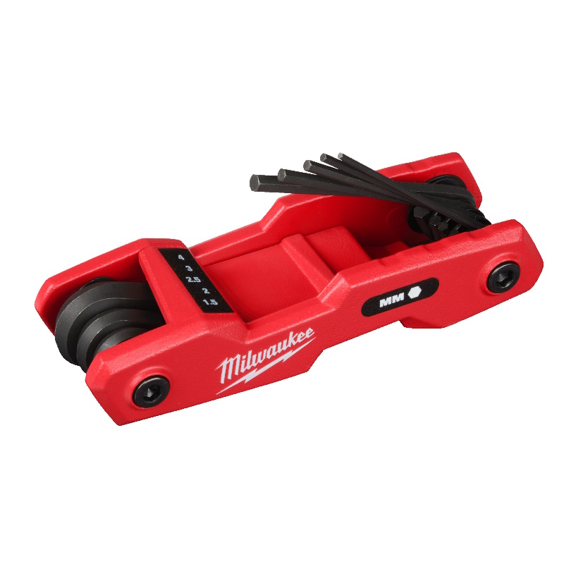Набор из 8 складных Hex ключей Milwaukee 4932480978, 1.5-8мм
