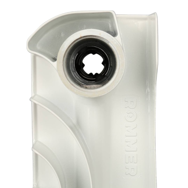 Радиатор биметаллический Rommer Profi BM 500 BI500-80-80-150 RBM-1210-050012, 12 секций (RAL9016)