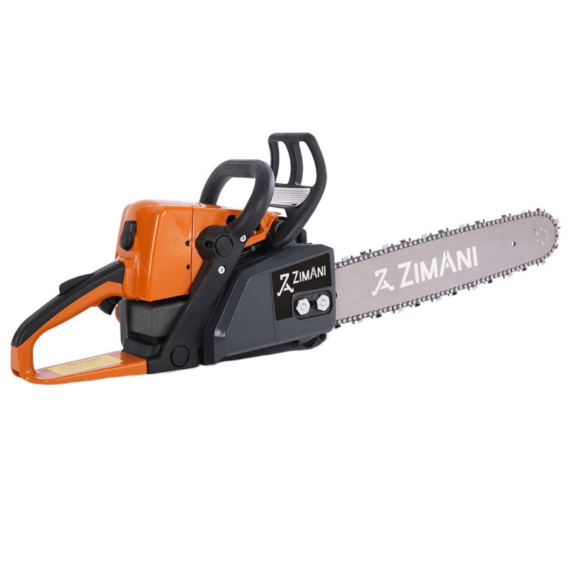 Бензопила ZimAni MS250, 45,4 куб.см, 3,1 л.с., шина 16" (40 см), цепь 62 звена, паз 1,6 мм, 0,325" (зап. части совместимы STIHL MS250) в Муроме