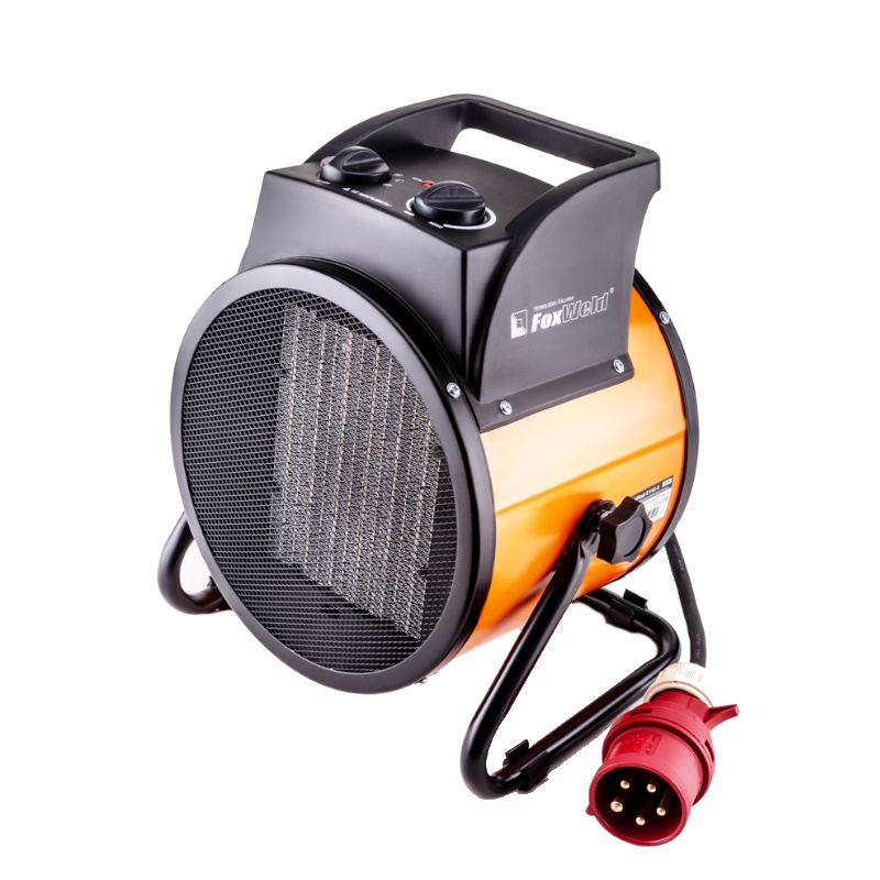 Электрическая тепловая пушка FoxWeld FoxHeat E 11C-3 8884 с керамическим нагревательным элементом 5 кВт 3ф 8880₽