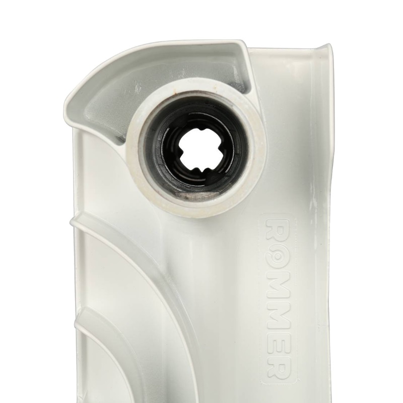 Радиатор биметаллический Rommer Profi BM 500 BI500-80-80-150 RBM-1210-050006, 6 секций (RAL9016)