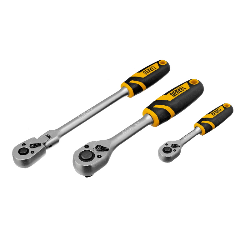 Набор инструментов Denzel 15805, 1/2", 1/4", 3/8", CrV, S2, пластиковый кейс, 144 предмета в Иваново