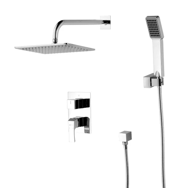 Смеситель для душа Lemark Unit LM4529C, встраиваемый, с дополнительной 1-функциональной лейкой