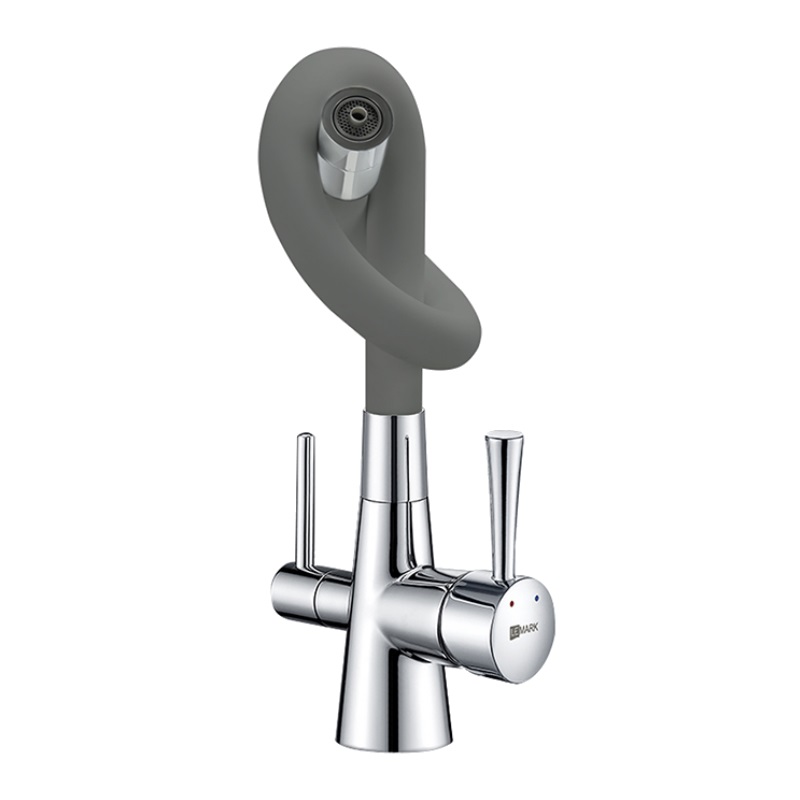 Смеситель для кухни Lemark Comfort LM3075C-Gray, хром серый во Владимире