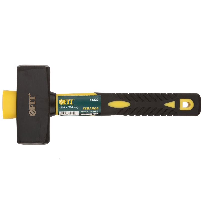 Кувалда кованая Fit Профи 45222 фиберглассовая усиленная ручка 15 кг 1519₽