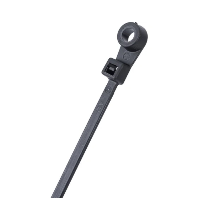 Хомут-стяжка Starfix SM-41431-100 с монтажным отверстием 2.5х110 мм черный (100 шт в уп.)  во Владимире