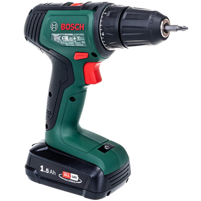 Аккумуляторная дрель-шуруповерт Bosch UniversalDrill 18V 06039D4002
