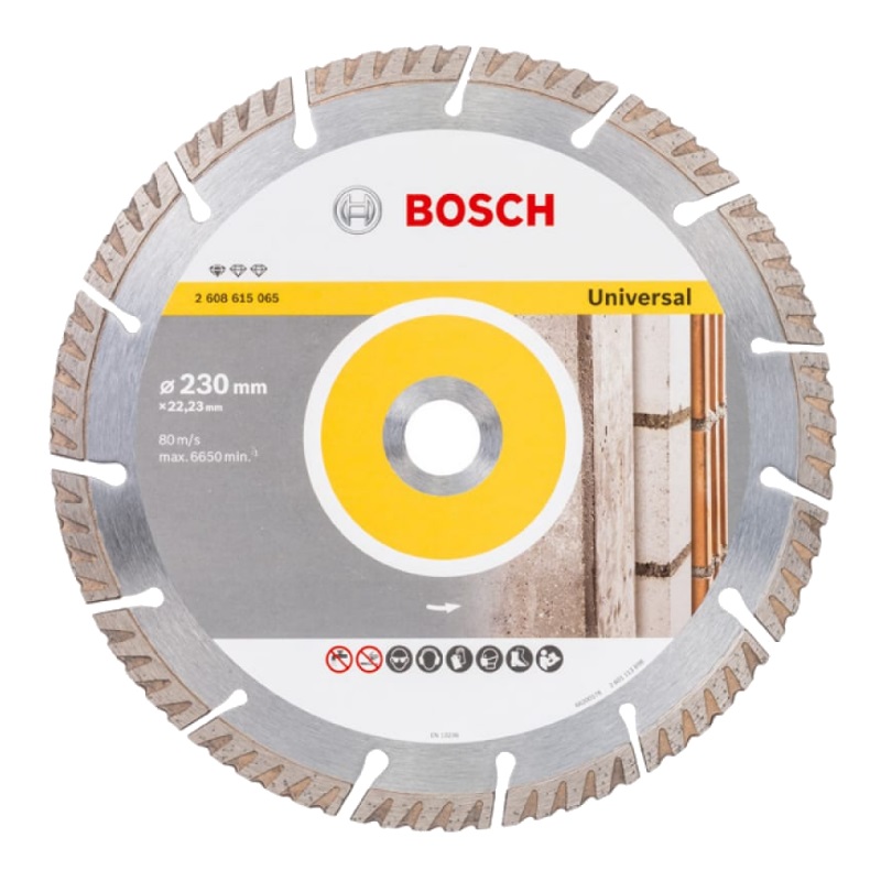 Алмазный диск для сухой резки Bosch Standard for Universal 2.608.615.065 (230x22,2 мм) в Иваново