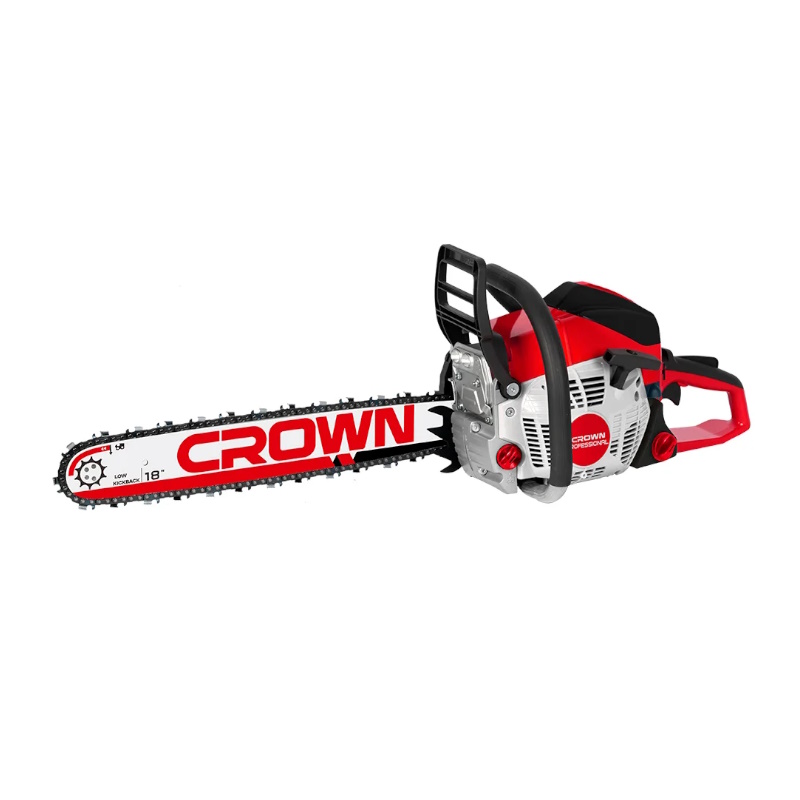 Пила цепная бензиновая Crown CT20201-18, 58 см3, шина 18”, цепь 0.325''-0.058''/1,5 мм, 72 зв, AVS в Муроме