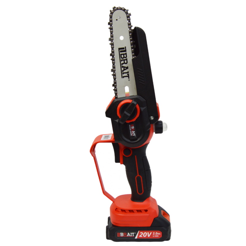 Пила цепная аккумуляторная Brait BCHS20-2NMBL 21.01.230.001, Brushless//200 Вт, шина 6", 37 звеньев, 5000 об/мин, кейс, 2АКБ в Череповце