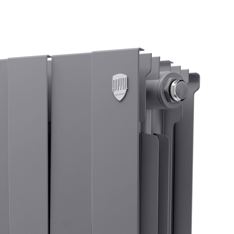 Радиатор биметаллический Royal Thermo PianoForte 500 НС-1682376, серебристый - 6 секций в Угличе