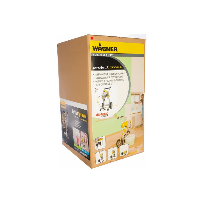 Краскопульт Wagner ProjectPro 119 (сопло 0.48 мм, вес 18 кг)