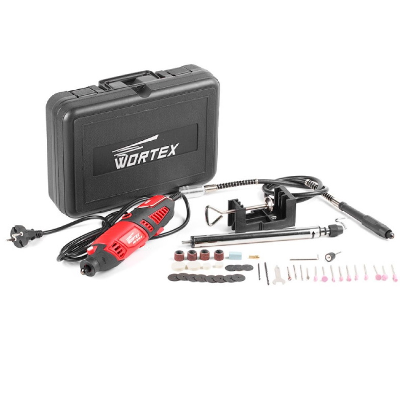 Гравер электрический Wortex MG 3218 E MG3218E11411, в чем. + акс.180 вт, 8000-35000 об мин, цанга 3.2 мм в Переславле