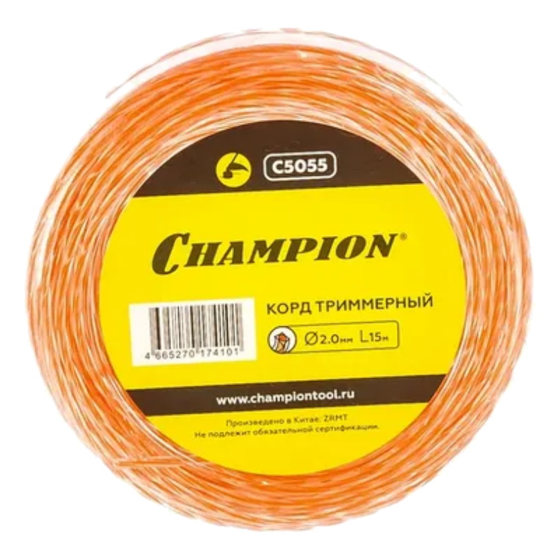 Корд триммерный Champion Square C7131, 3.0мм*15м, квадрат 