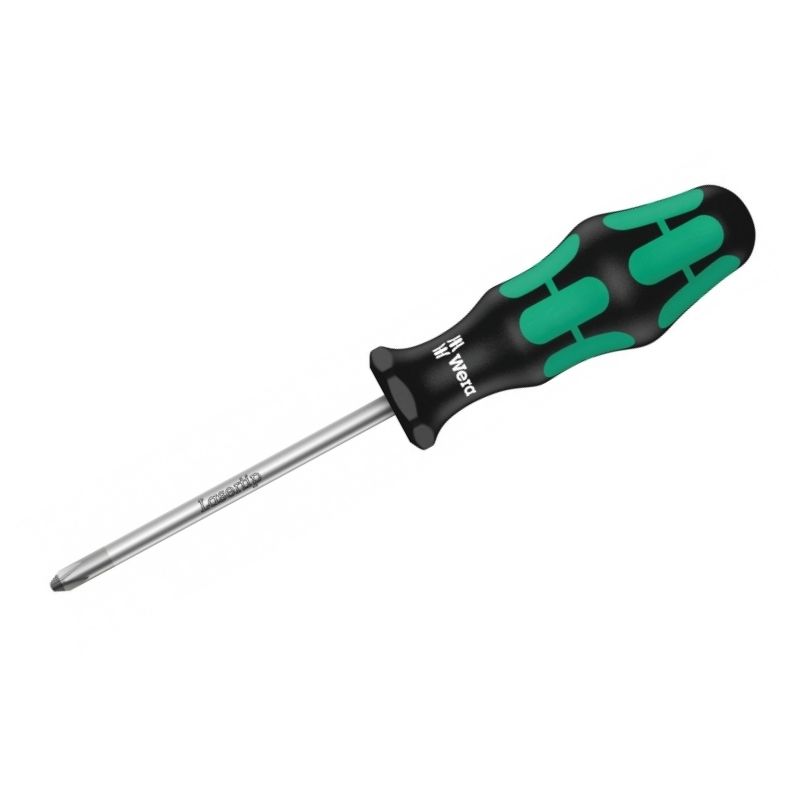 Отвертка крестовая Pozidriv Wera Kraftform Plus 355 PZ 1 x 80 мм, WE-009310 в Рыбинске