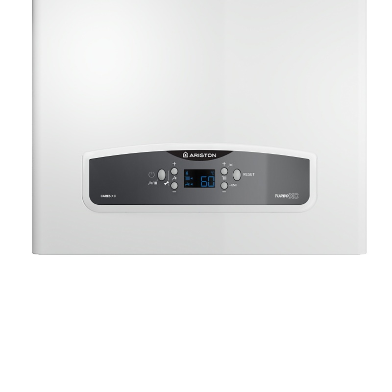 Газовый котел Ariston CARES XC 24 FF NG, двухконтурный, 24 кВт, настенный в Коврове