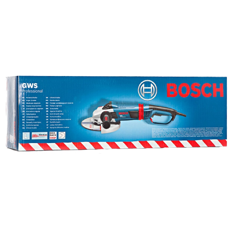 Угловая шлифмашина (болгарка) Bosch GWS 24-230 LVI 0.601.893.F00, 230 мм, 2400 Вт, плавный пуск в Твери
