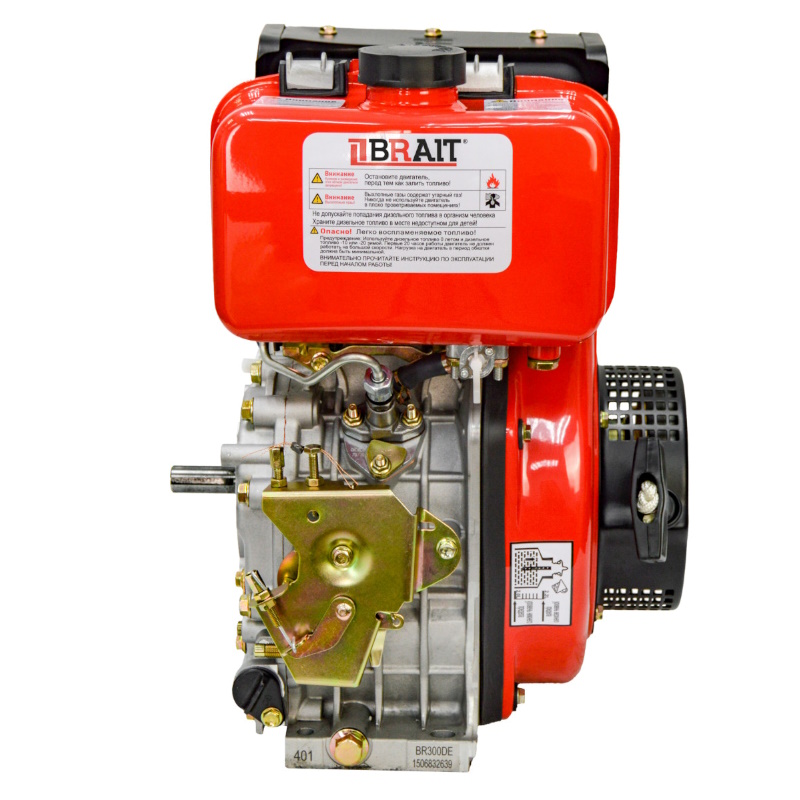 Двигатель дизельный Brait BR300DE 03.01.131.002,178FE, 6 л/с, электростарт, топливный бак 3,5л во Владимире