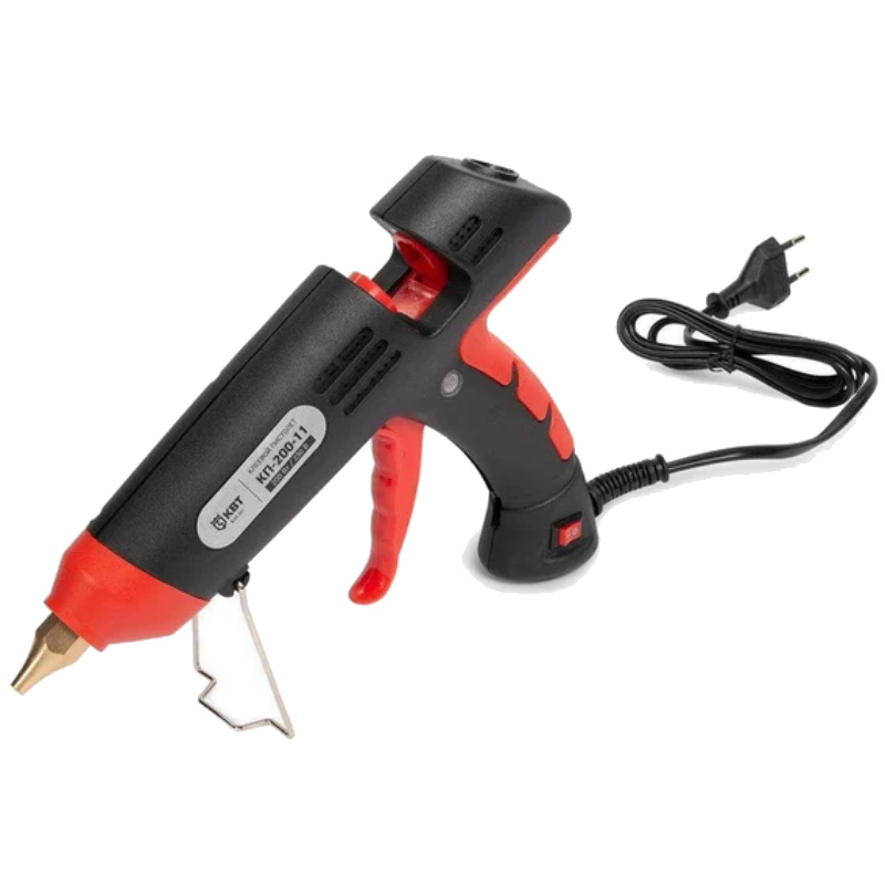 Пистолет клеевой КВТ КП-200-11 серия ПРОФИ 87968 200 Вт с диаметром стержня 11 мм 1036₽