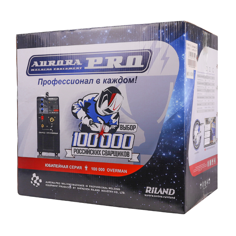 Аппарат полуавтоматической сварки Aurora Pro Overman 160 Mosfet (профессиональный)