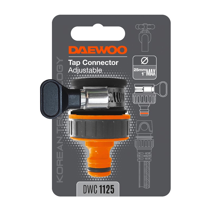 Адаптер для крана безрезьбовой до 1" (33,3 мм) Daewoo DWC 1125