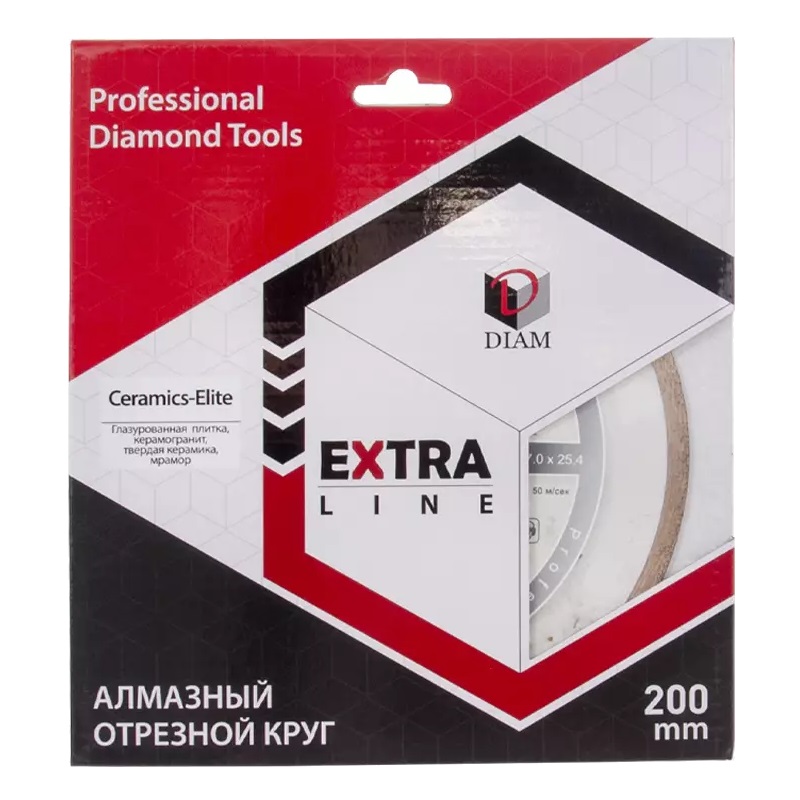 Алмазный диск Diam Extra Line Ceramics-Elite 000547 (200x1.6x7.0x25,4 мм) в Костроме