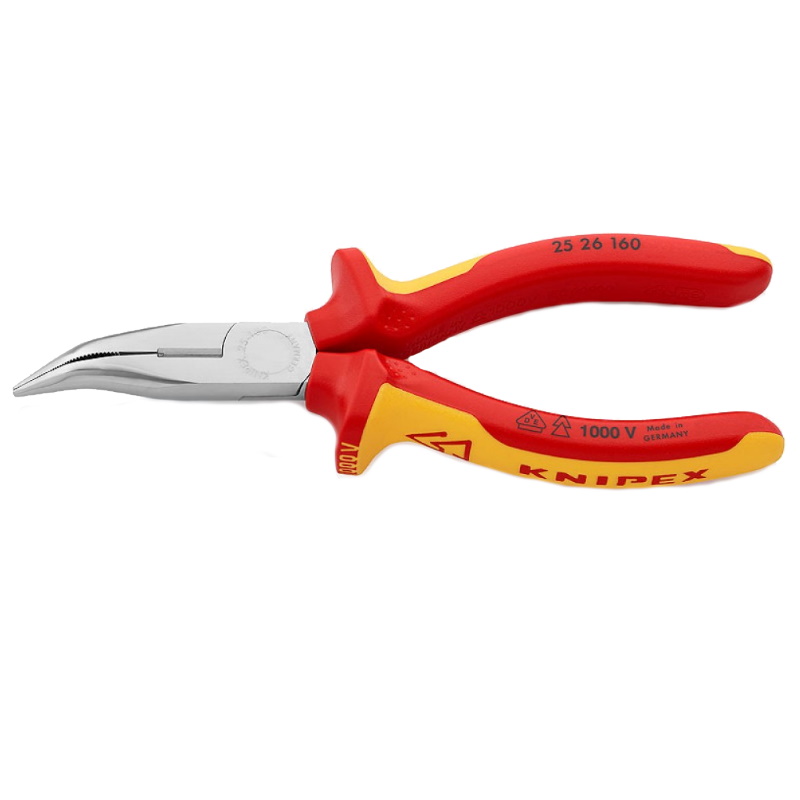 Плоскогубцы Knipex KN-2526160 VDE 1000V полукруглые с режущими кромками в Твери