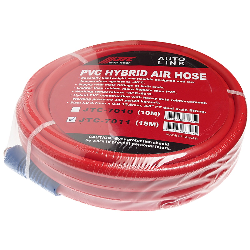 Шланг воздушный JTC JTC-7011 ПВХ вн 97 мм нар 155 мм штуцер 38PT длина 15 м 4253₽