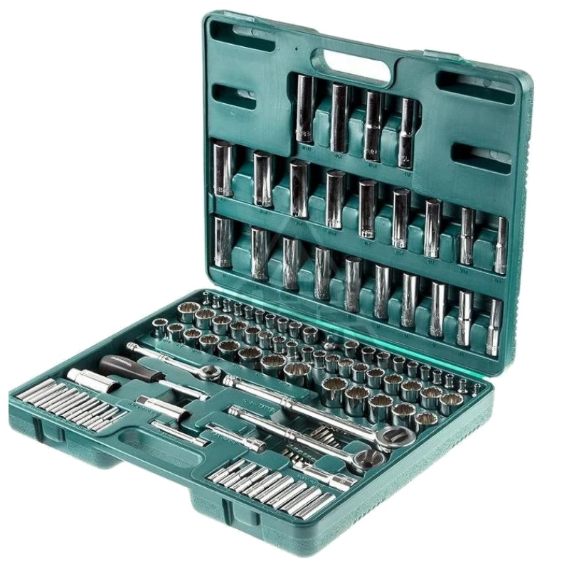 Набор инструмента Jonnesway S05H48107S, универсальный, 1/4", 3/8" и 1/2"DR, 107 предметов  в Туле
