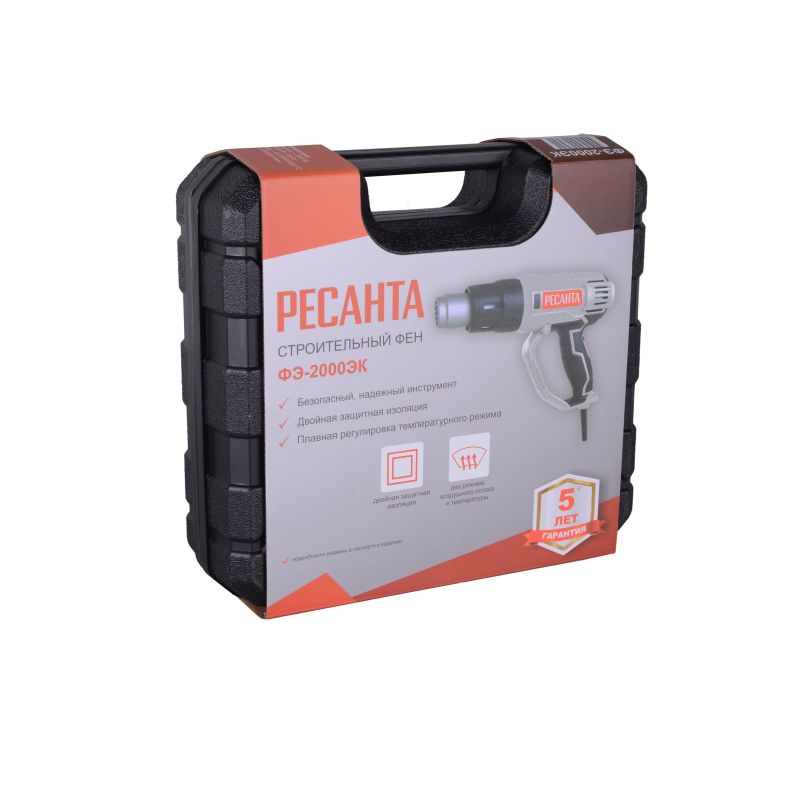 Строительный фен Ресанта ФЭ-2000ЭК 75/2/2 4606059028055 в Твери