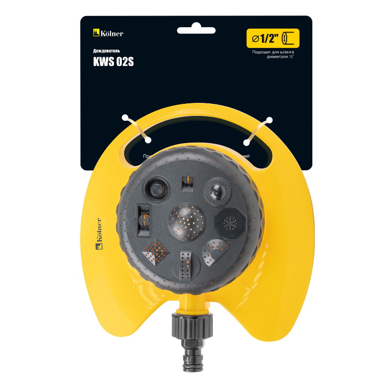 Дождеватель Kolner KWS 02S 4610092016542, 1/2", 8 режимов  в Костроме