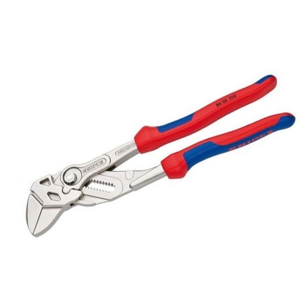Клещи KNIPEX переставные-гаечный ключ, хромированные, 250 mm, KN-8605250 в Иваново