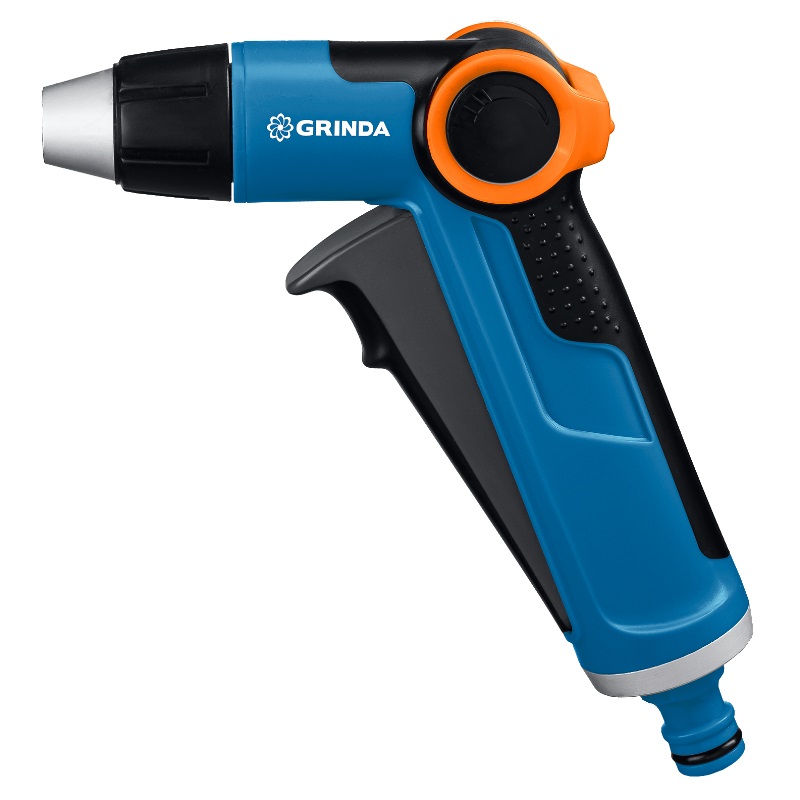 Поливочный пистолет Grinda PROLine X-R 8-427113_z02, с регулятором напора, плавная регулировка, курок спереди, двухкомпонентный в Вологде