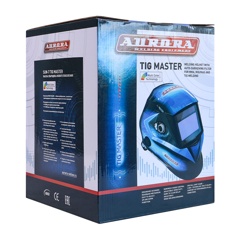 Маска сварщика "Хамелеон" Aurora SUN7 TIG MASTER