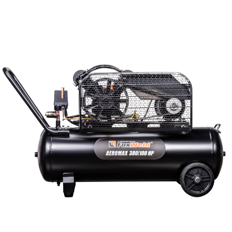 Компрессор масляный ременной FoxWeld AEROMAX 380/100 HP 7068