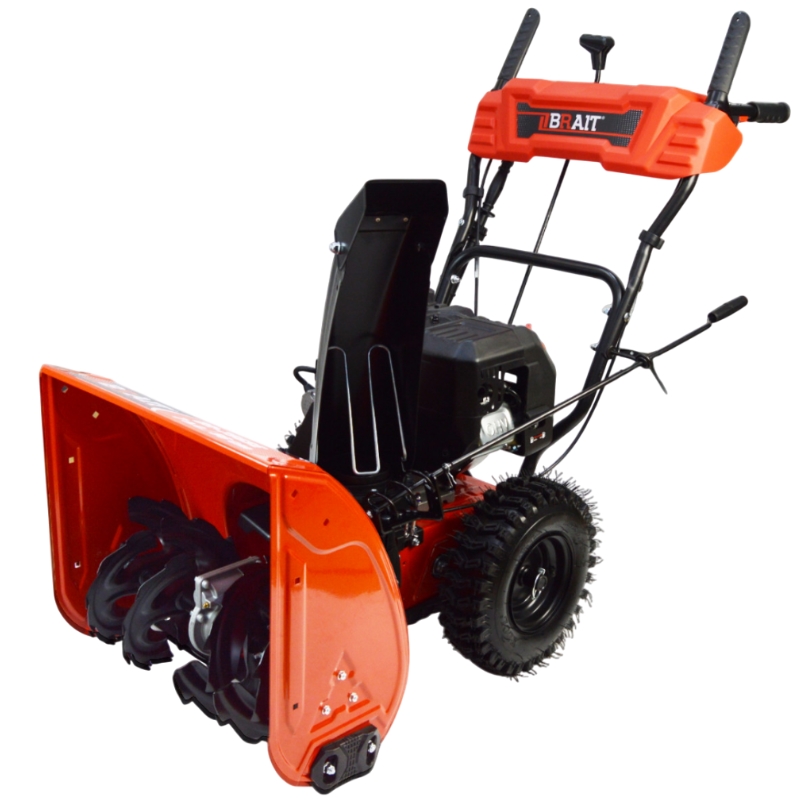 Снегоочиститель бензиновый Brait BR-756SE в подарок дрель аккум-ая Daman DCD12PC 0501050107П 7лс ковш шир 56см выс 52смг 35854₽