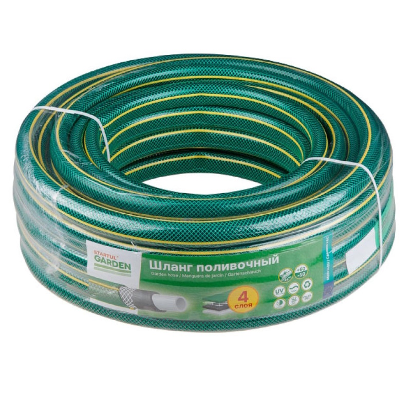 Шланг поливочный Startul GARDEN ST6201-5/8-30, 5/8" 30м  в Переславле