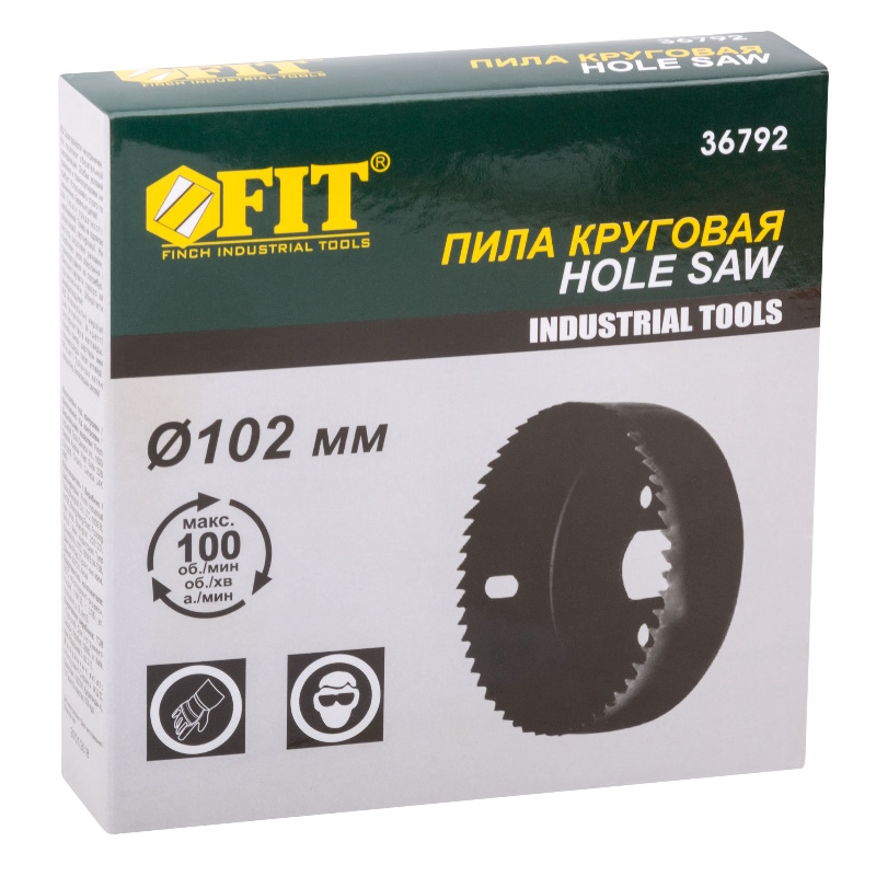Пила круговая Fit 36792, инструментальная сталь, 102 мм в Угличе