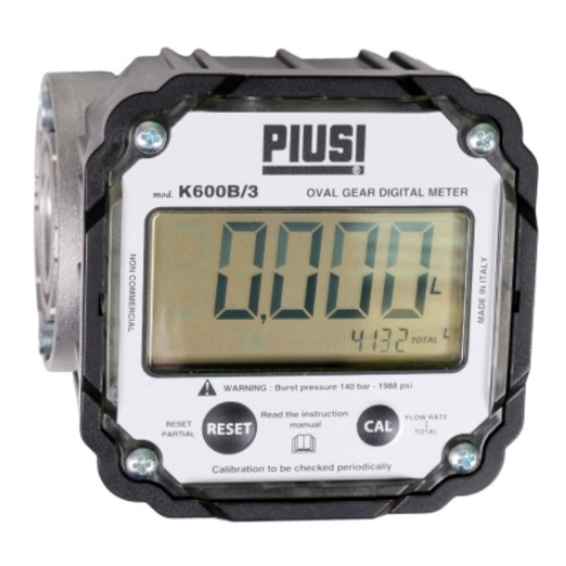 Электронный счетчик для масла Piusi K600 B/3 F00491010, 10-100 л/мин в Туле