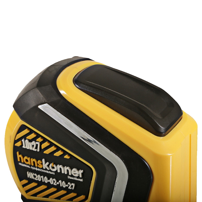 Рулетка Hanskonner HK2010-02-10-27, 10x27мм, автостоп, двухсторонняя, нейлон, супермощный магнит в Муроме