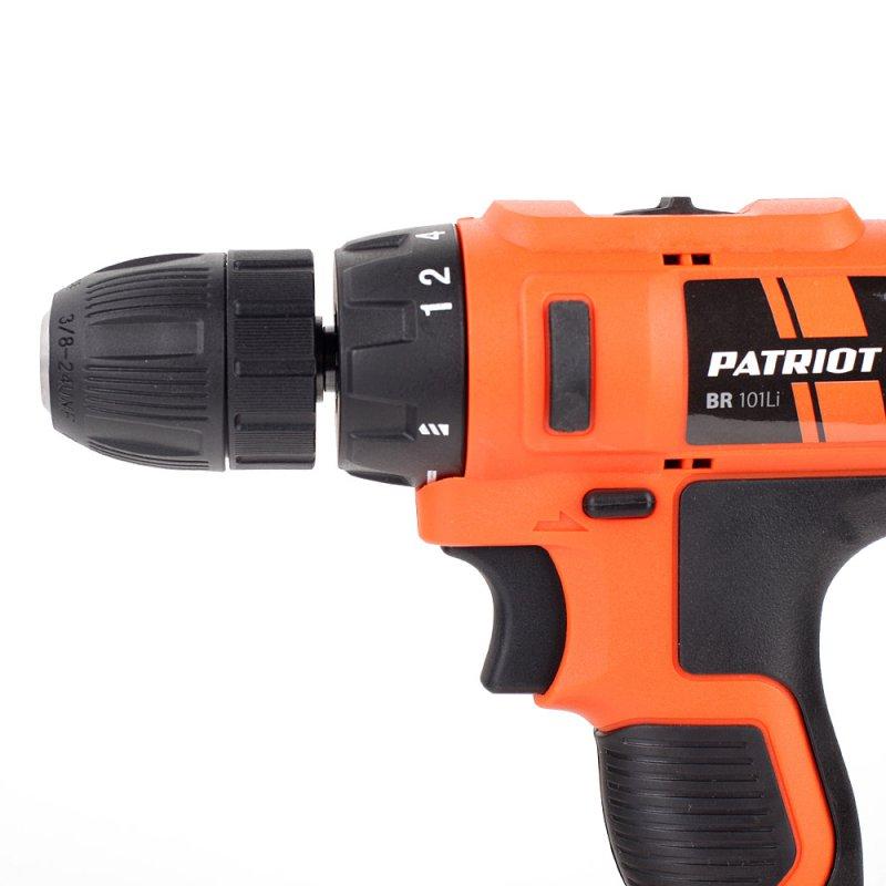 Аккумуляторная дрель-шуруповерт Patriot BR 101Li 180201410 в Переславле