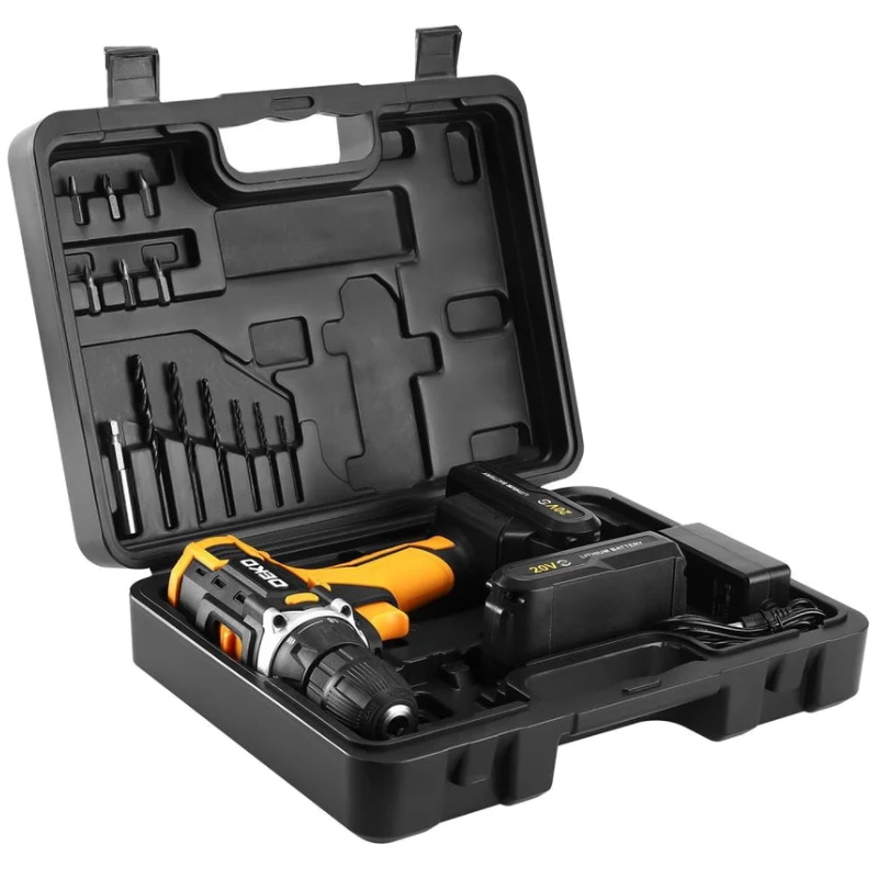Аккумуляторная дрель-шуруповерт Deko Banger 20V ONE+ SET1 083-1110, в кейсе, 2х1.5 Ач в Муроме