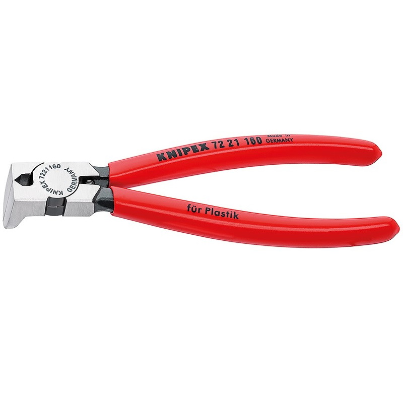 Бокорезы для пластика Knipex KN-7221160 губки 85 пружина 160 мм обливные ручки 9342₽