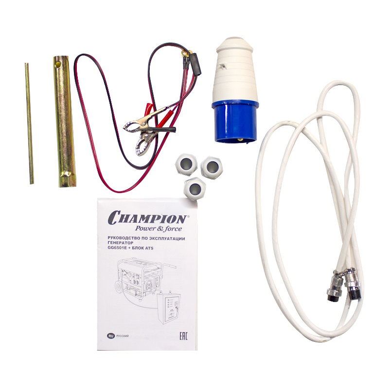 Генератор + ATS Champion GG6501E