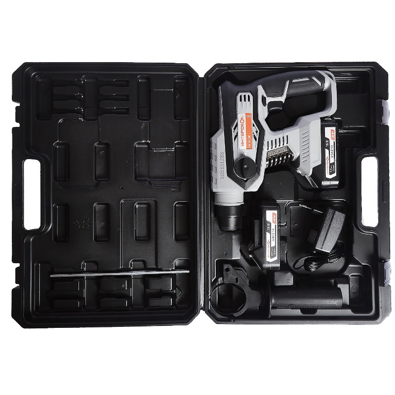 Перфоратор Интерскол ПА-24/18В 579.2.2.70, бесщеточный, Li-ion АПИ, кейс, 2 аккумулятора 2Ач, ЗУ, вес 2.6 кг, реверс