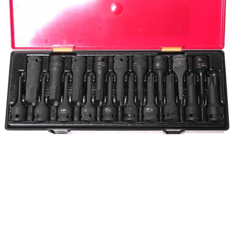 Набор головок торцевых JTC JTC-K4191 1/2" TORX, HEX, ударных 19 предмет., кейс в Ярославле