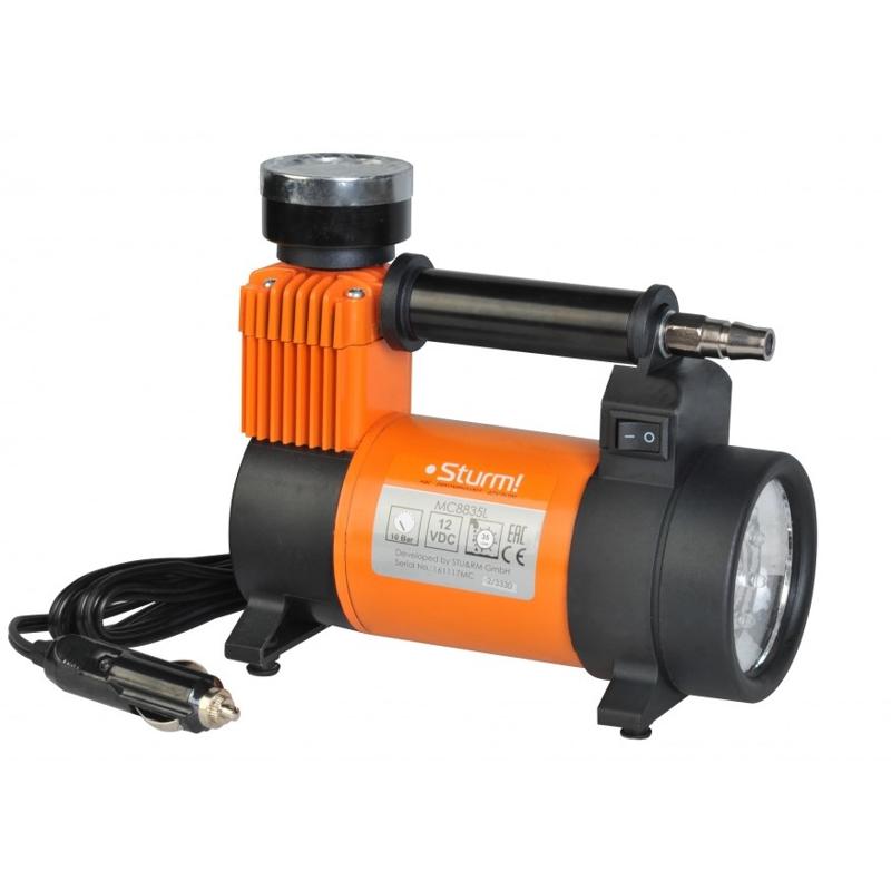 Автомобильный компрессор Sturm MC 8835L с фонарем