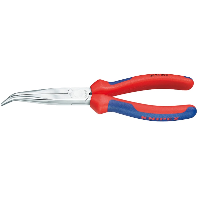 Плоскогубцы механика Knipex KN-3825200 плоскокруглые губки 40 200 мм хром 2-компонентные ручки 6679₽